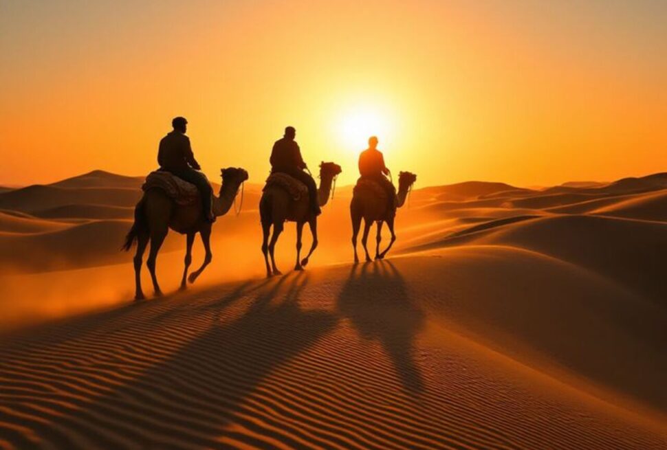 camel trekking Erg Chebbi