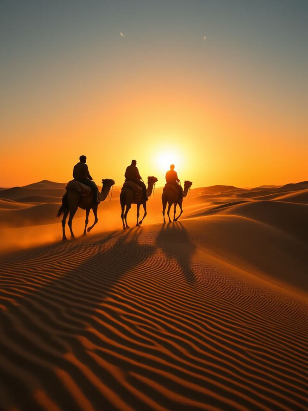 camel trekking Erg Chebbi